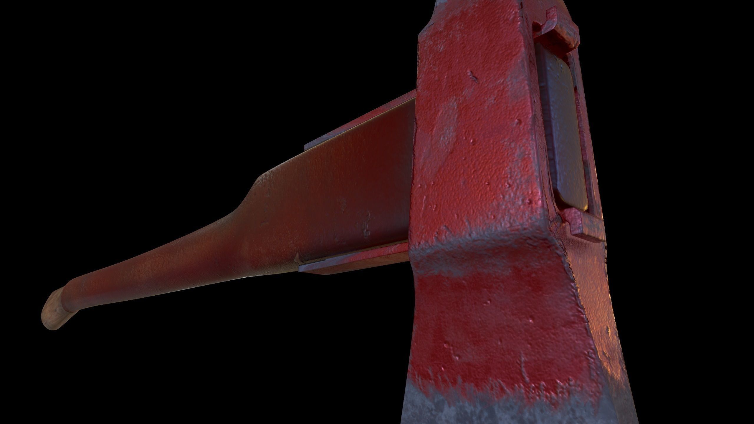 AXE Firefighter Low-poly 3D model_22