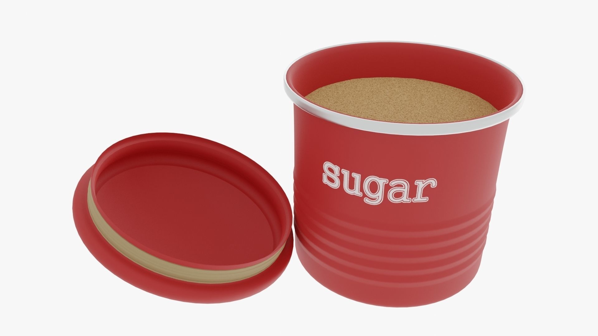 Sugar Canister 3D model_4