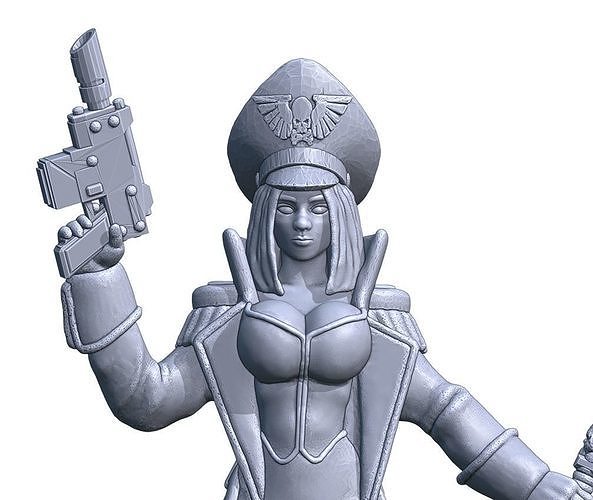 Female Political Educator of the Future Serial Number 1998 3D print model