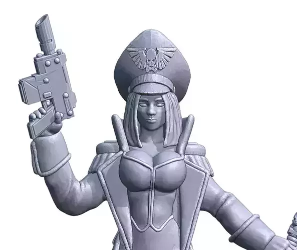 Female Political Educator of the Future Serial Number 1998 3D print model