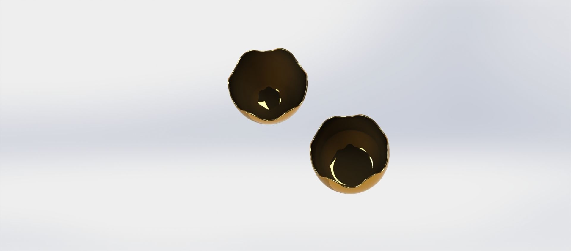 Egg - two halves egg 3D print model_5