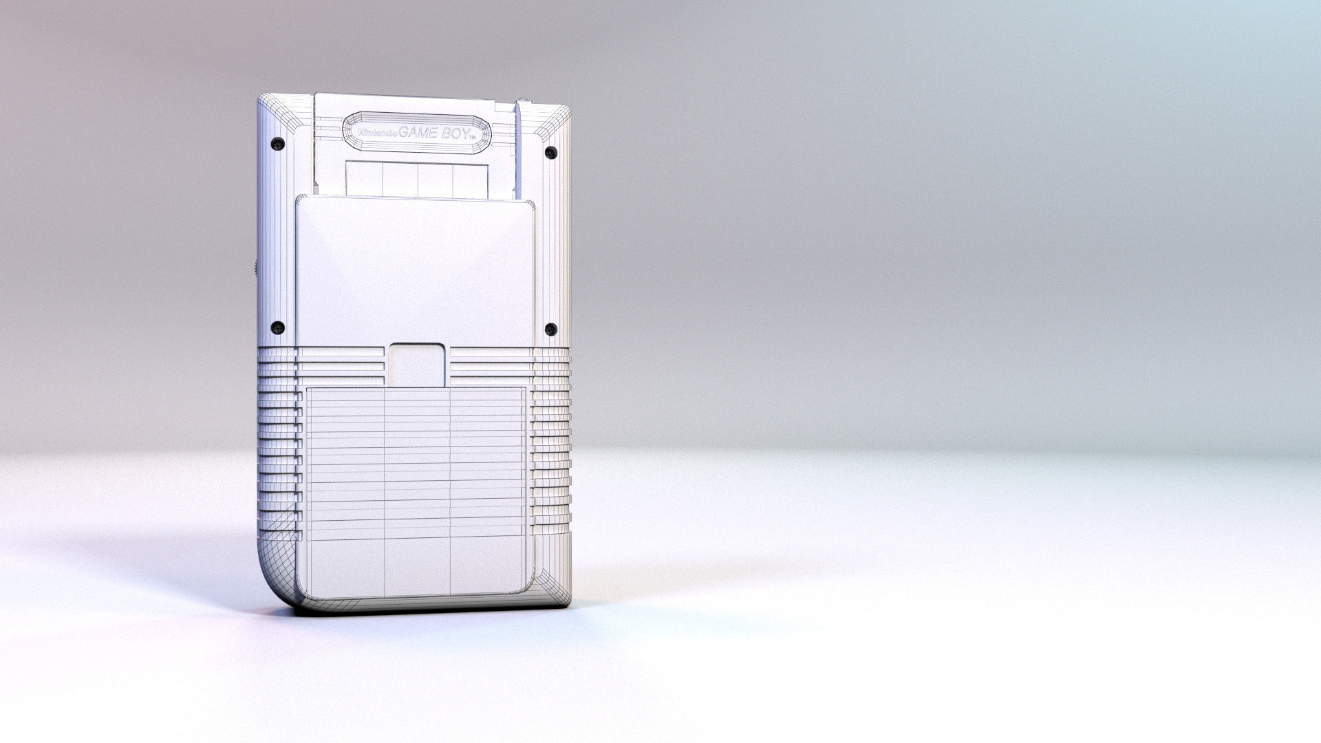 Game Boy - Highly Detailed and animation scene 3D model_9