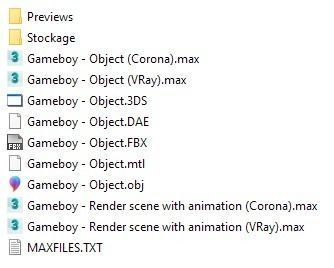 Game Boy - Highly Detailed and animation scene 3D model_13