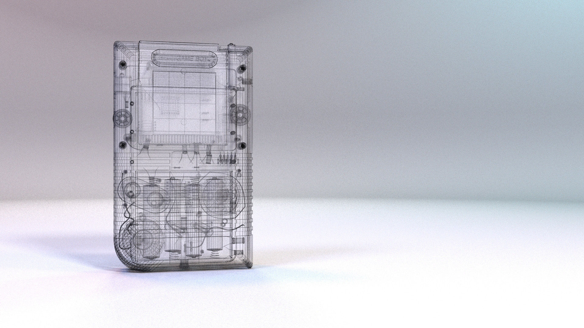 Game Boy - Highly Detailed and animation scene 3D model_8