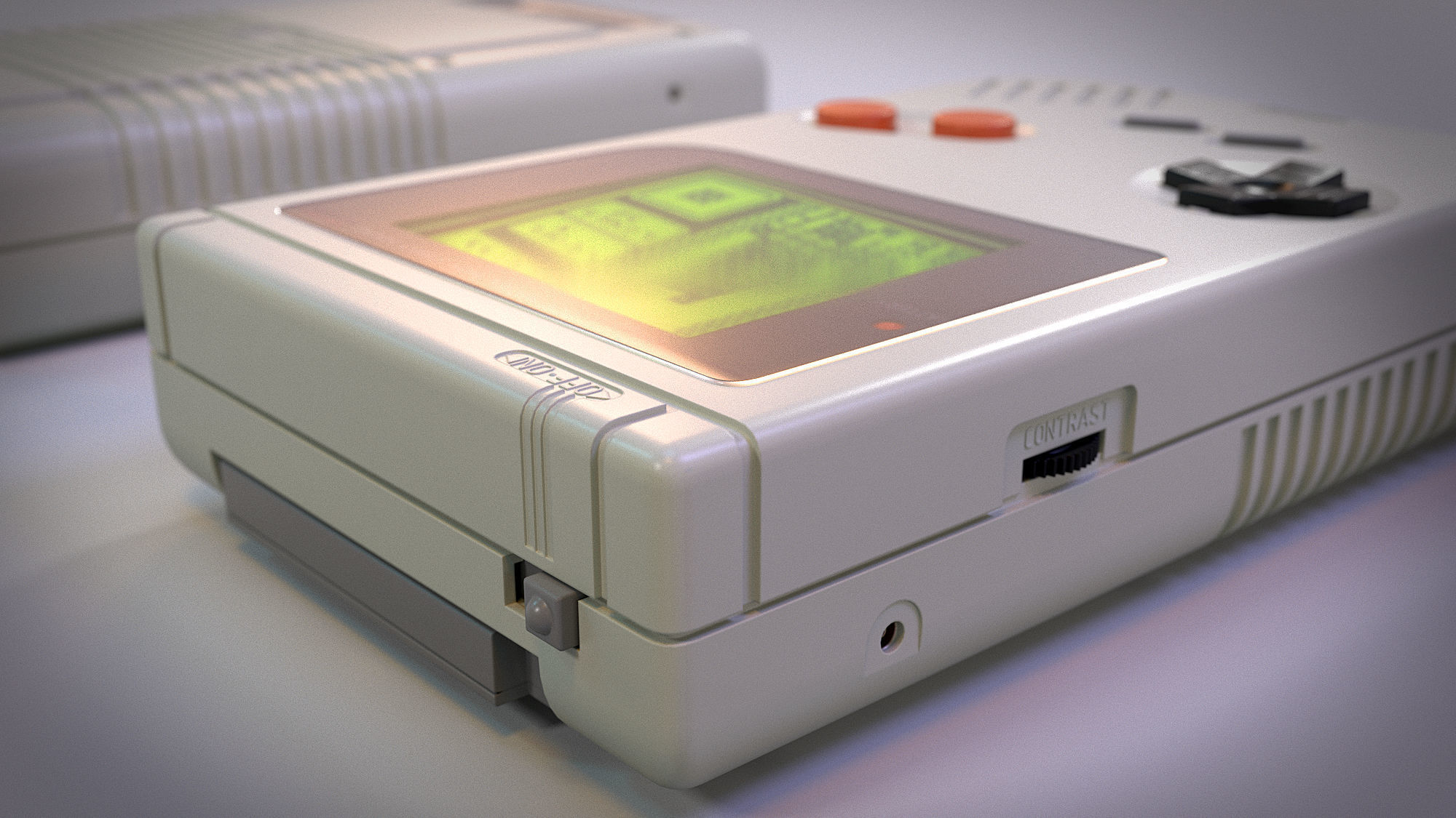 Game Boy - Highly Detailed and animation scene 3D model_2