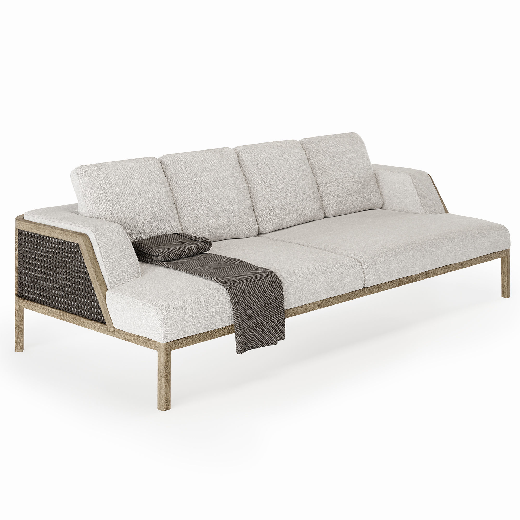 Ethimo Grand Life XL Sofa 3D model_1