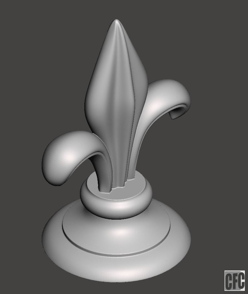 WoodCarving Finial  collection - 3d model for CNC _9
