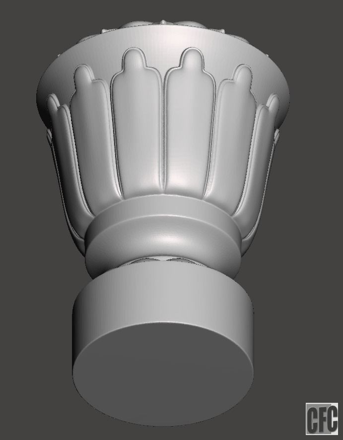 WoodCarving Finial  collection - 3d model for CNC _16