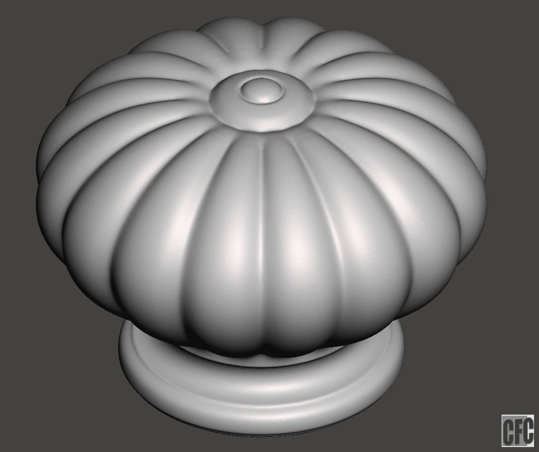 WoodCarving Finial  collection - 3d model for CNC _13