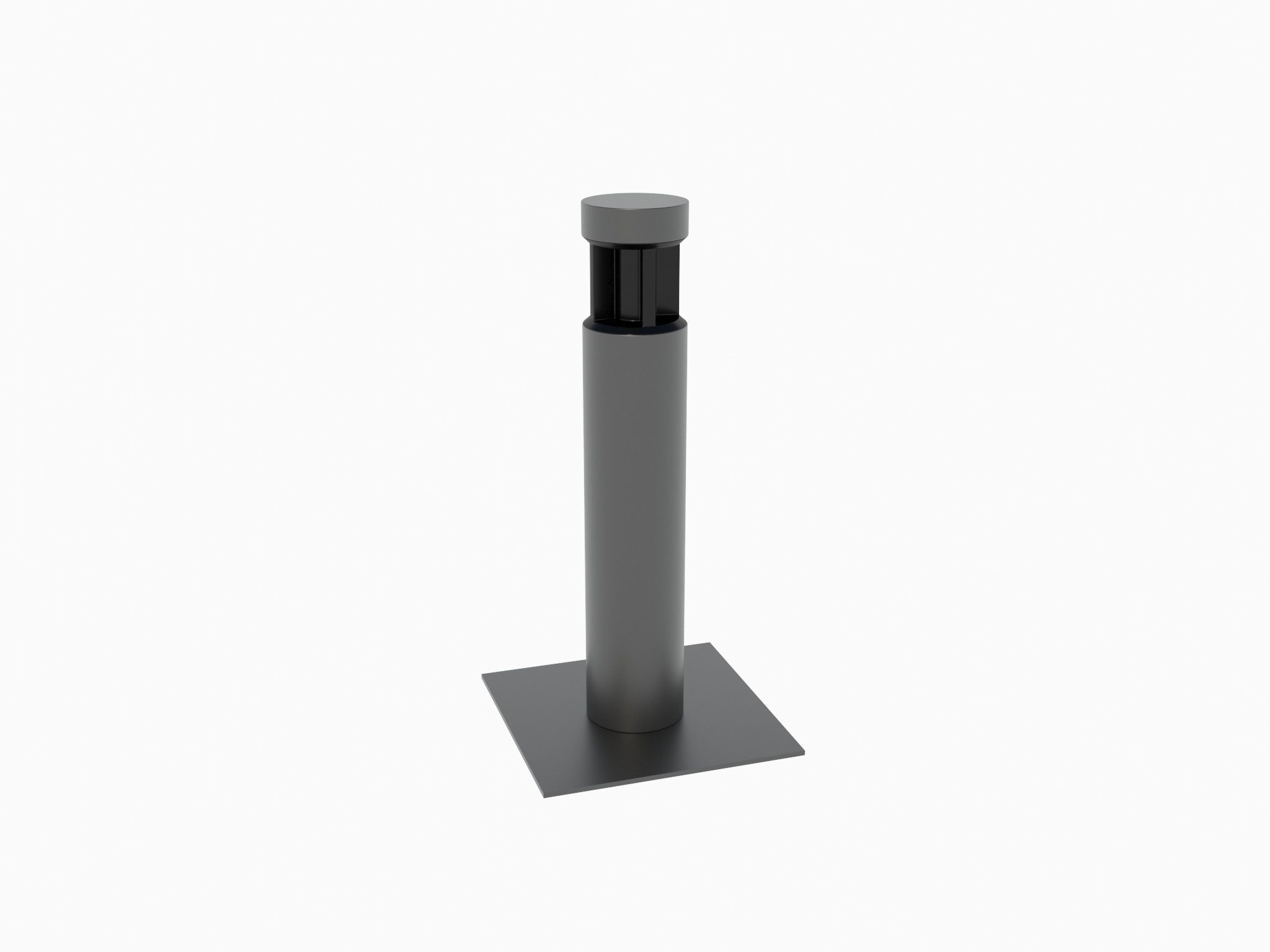 Inula Light Pole Low-poly 3D model_17