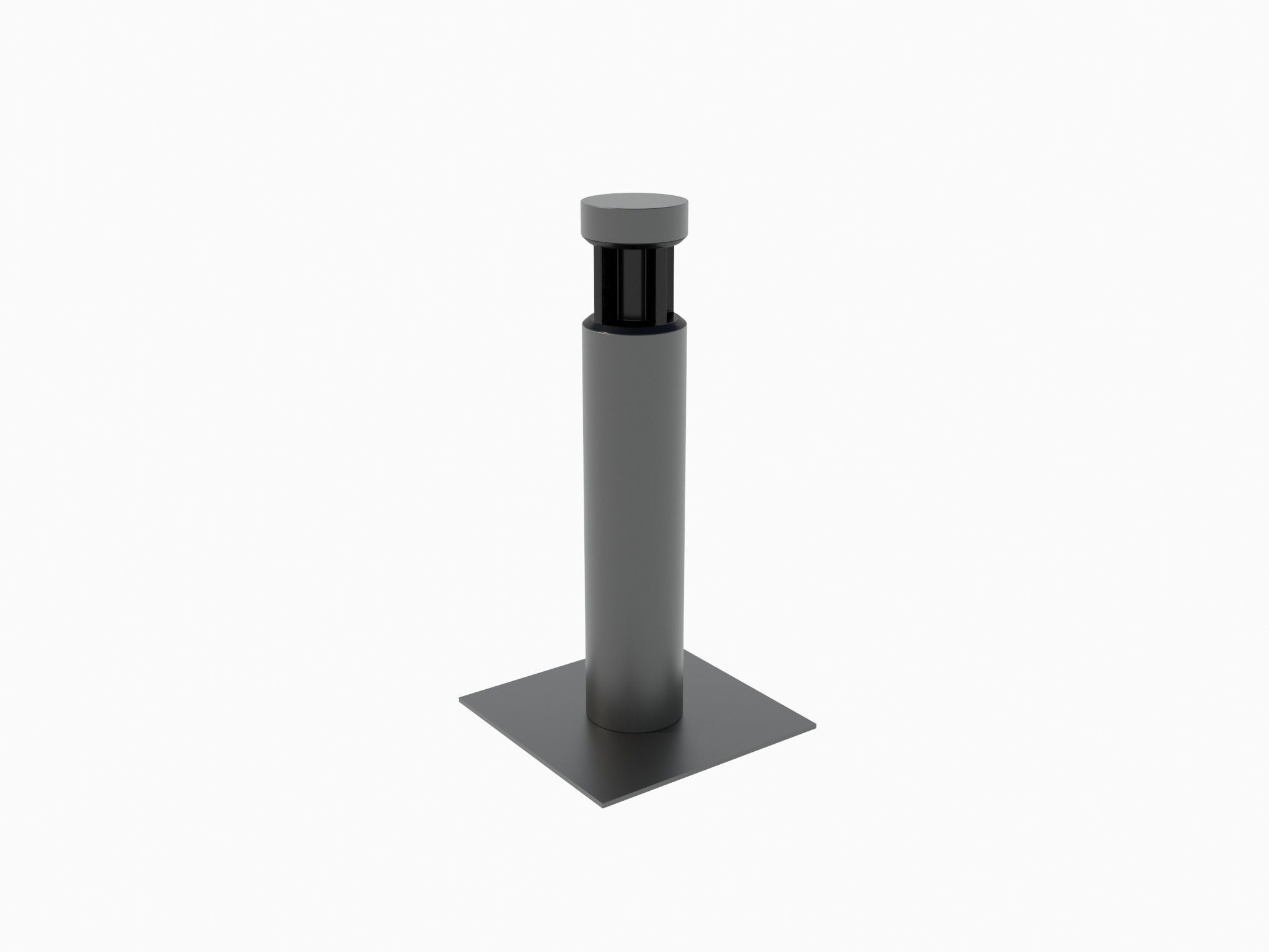 Inula Light Pole Low-poly 3D model_8