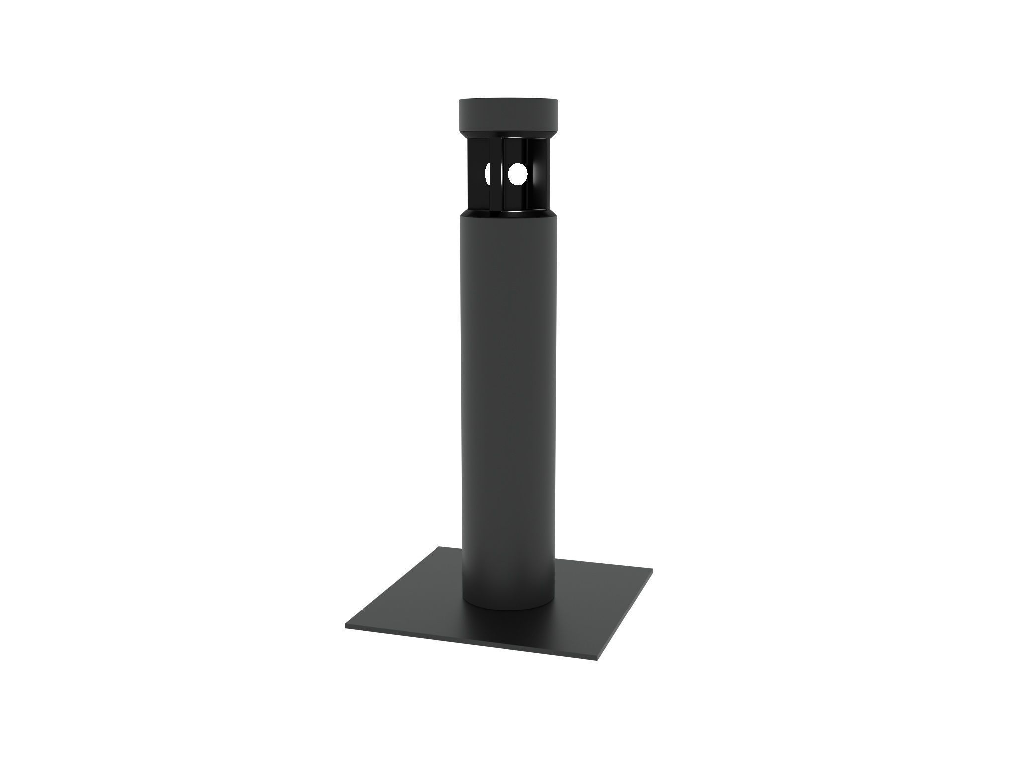 Inula Light Pole Low-poly 3D model_3