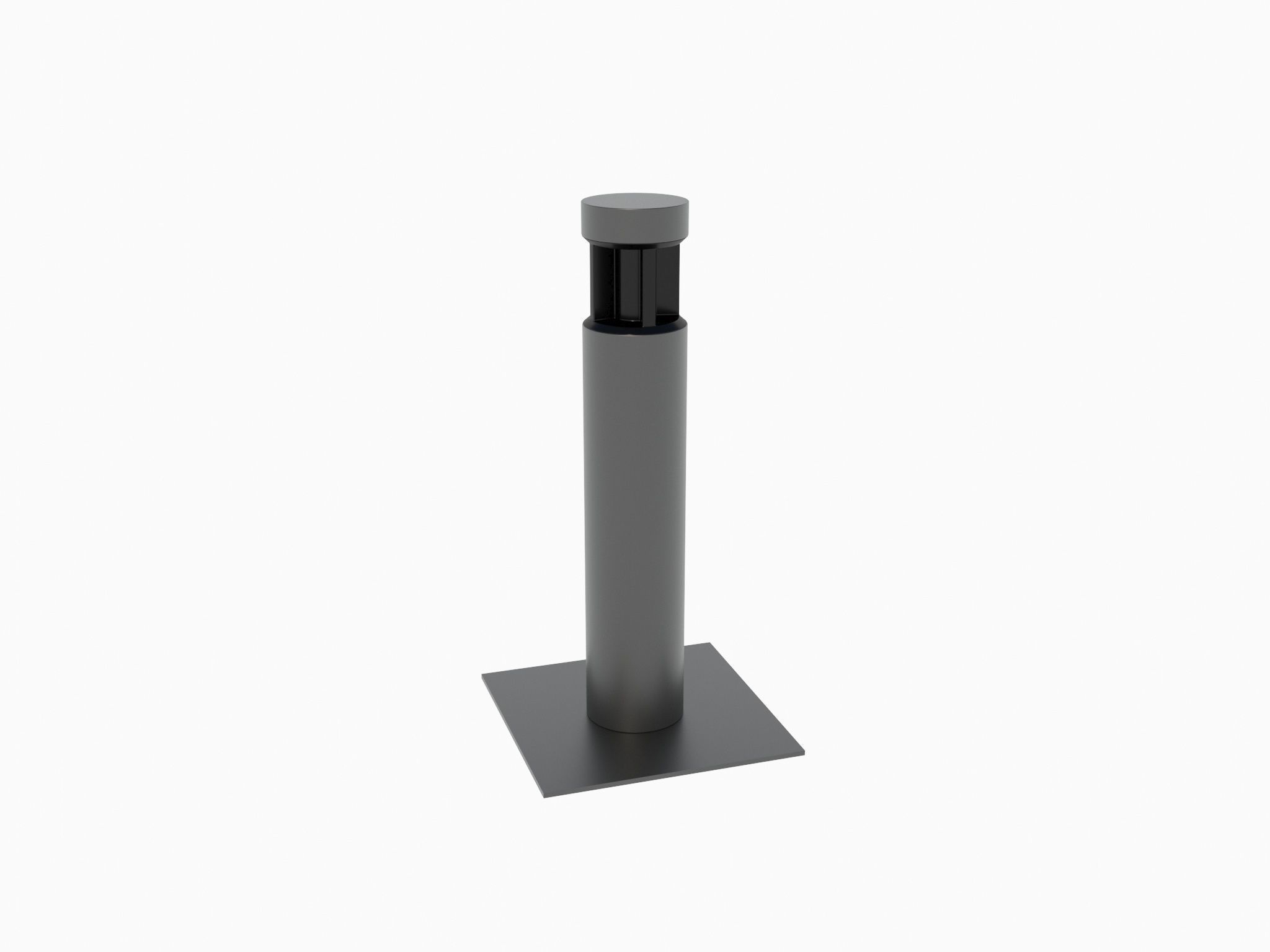 Inula Light Pole Low-poly 3D model_6