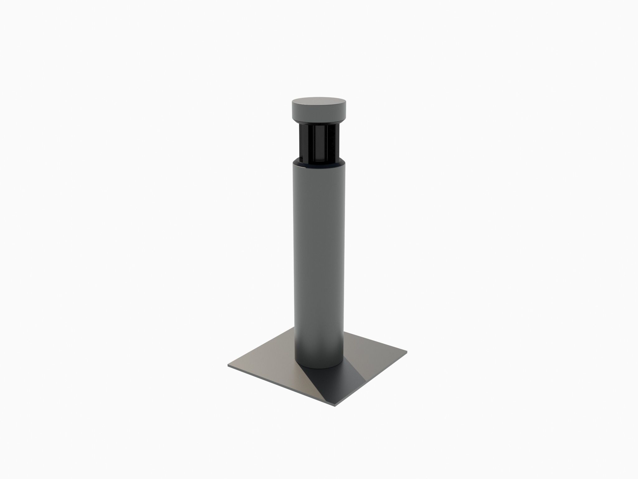 Inula Light Pole Low-poly 3D model_10