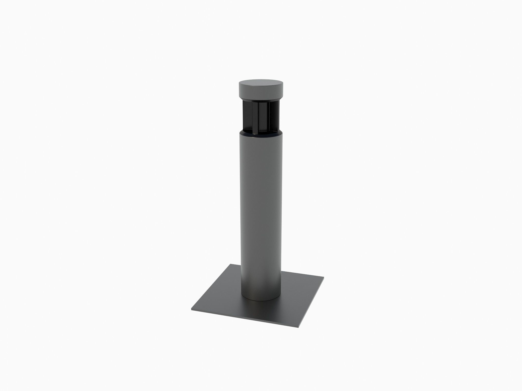 Inula Light Pole Low-poly 3D model_18