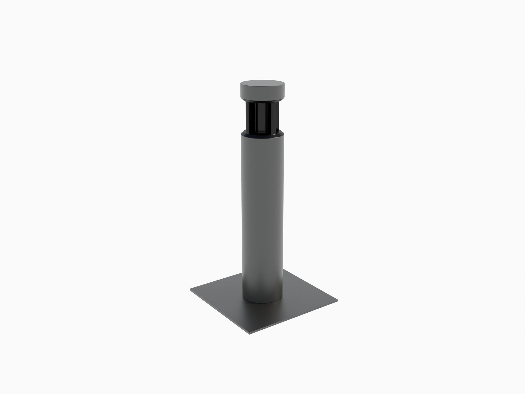 Inula Light Pole Low-poly 3D model_13