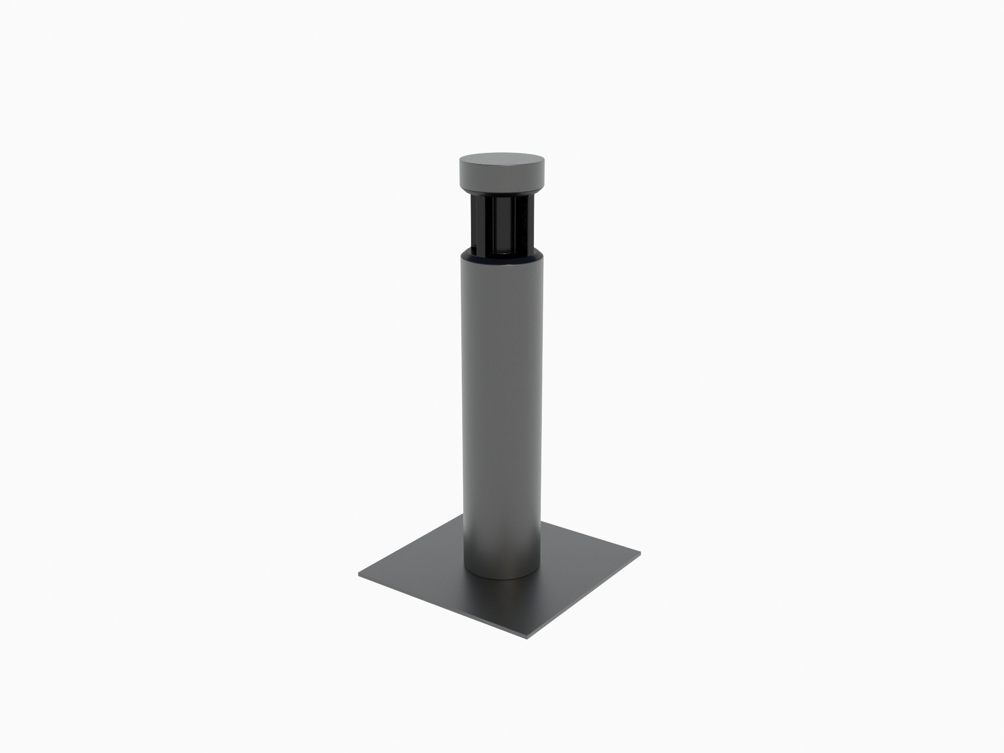 Inula Light Pole Low-poly 3D model_16