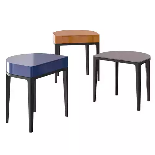 Vic Sidetable and Nightstand by Lema