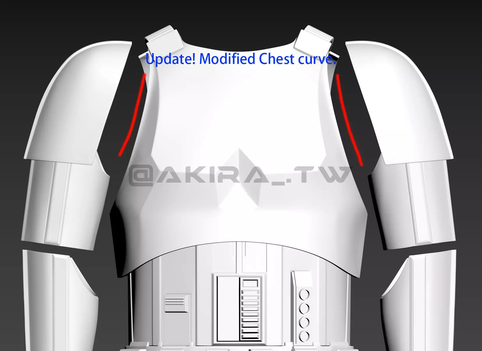Star Wars Rogue One TK First Imperial Stormtrooper Armor 3D print model_0
