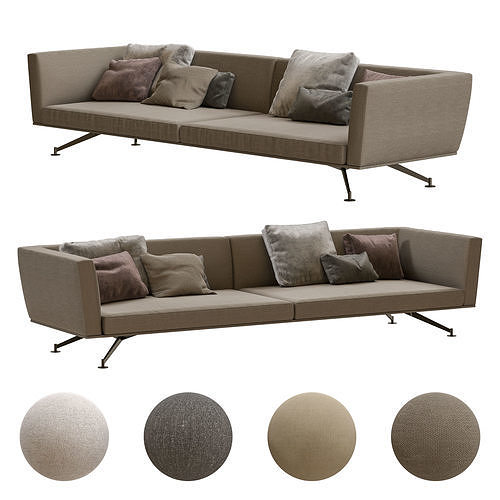 Lema Neil Sofa 3 by Francesco Rota 3D model