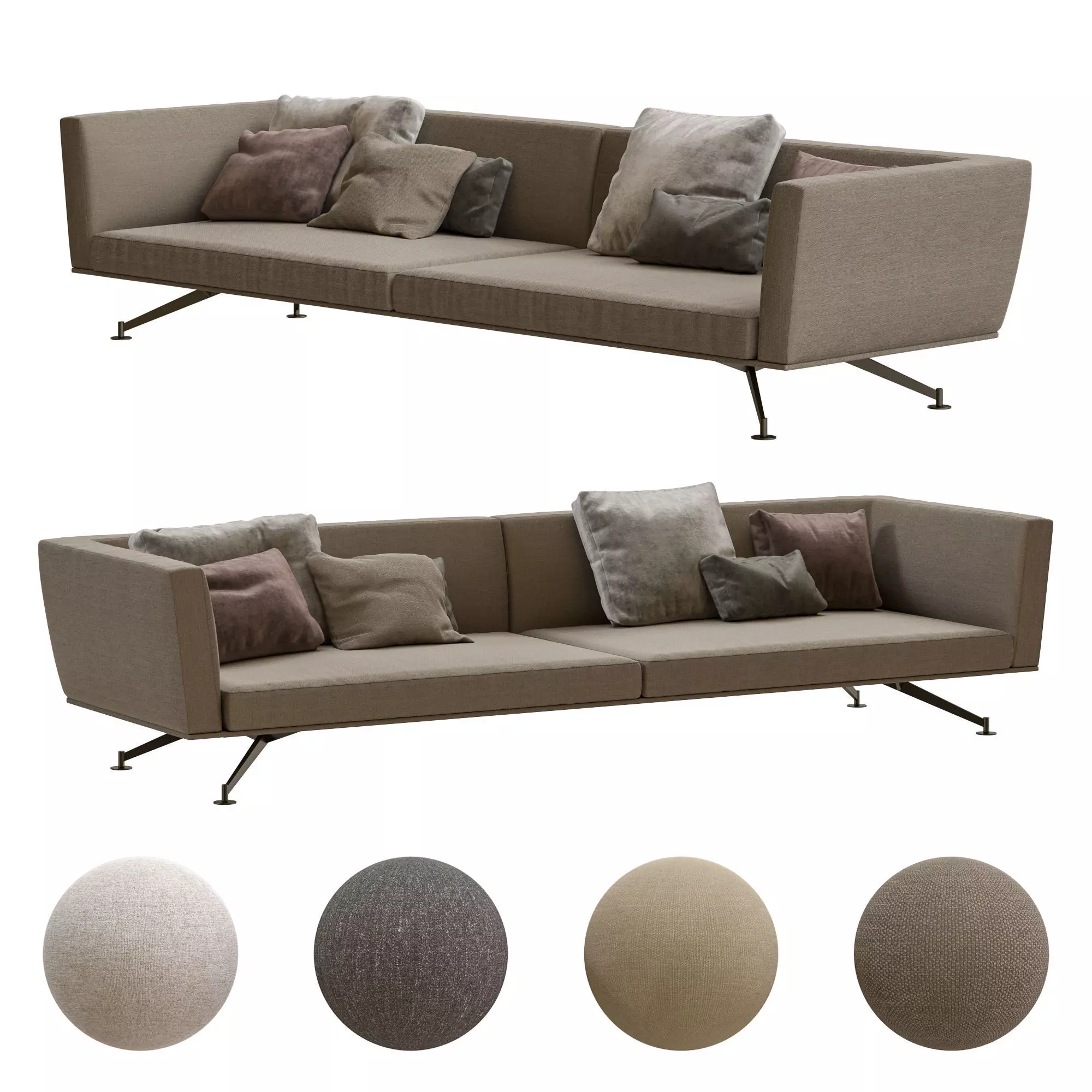 Lema Neil Sofa 3 by Francesco Rota 3D model_0