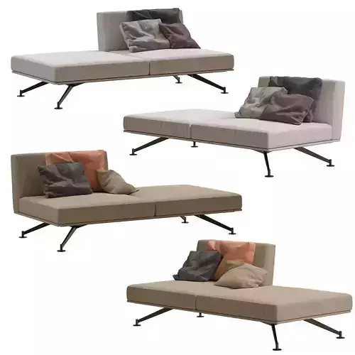 Lema Neil Sofas pack 7 by Francesco Rota 3D model
