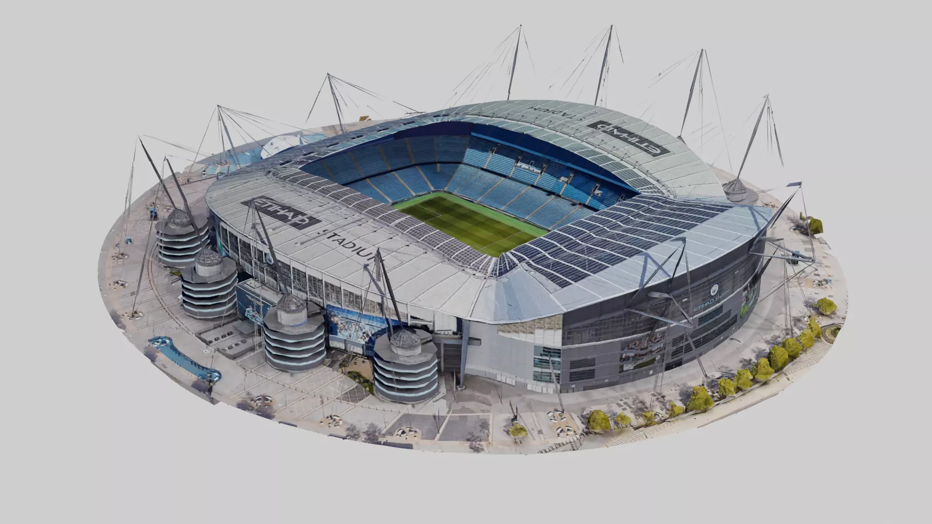 Etihad Stadium - Manchester City FC 3D model