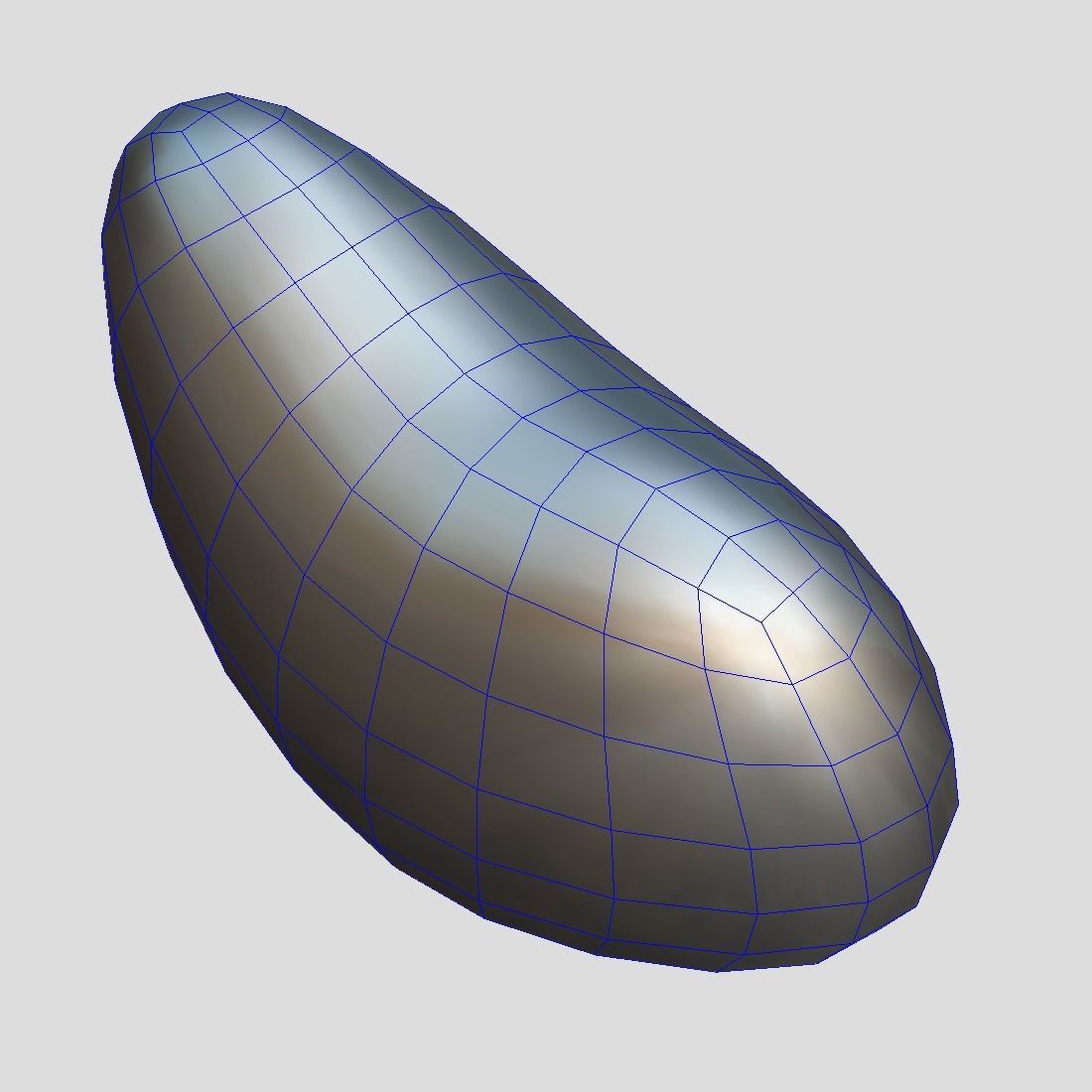 Balloon Heart Low-poly 3D model_7