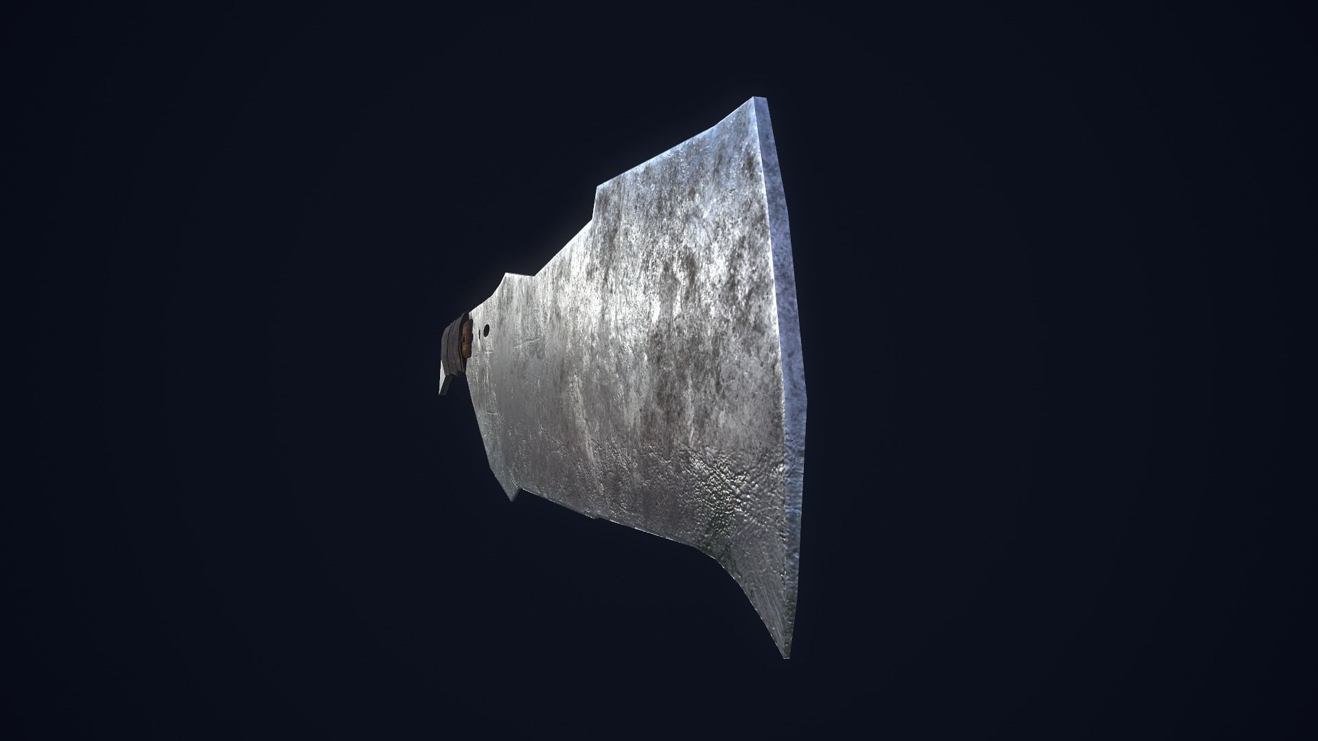 Apocalyptic Knife Low-poly 3D model_5