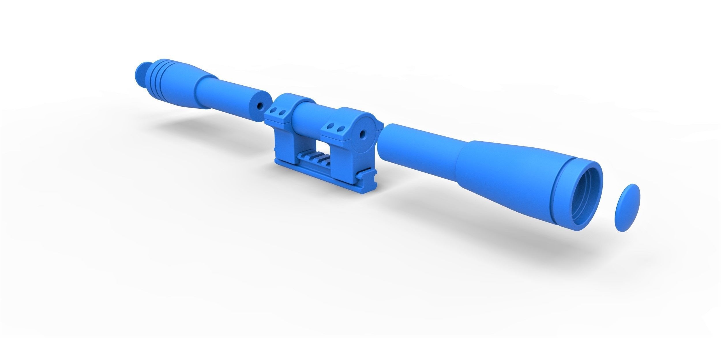 Scope for cosplay blaster 5 3D print model_14