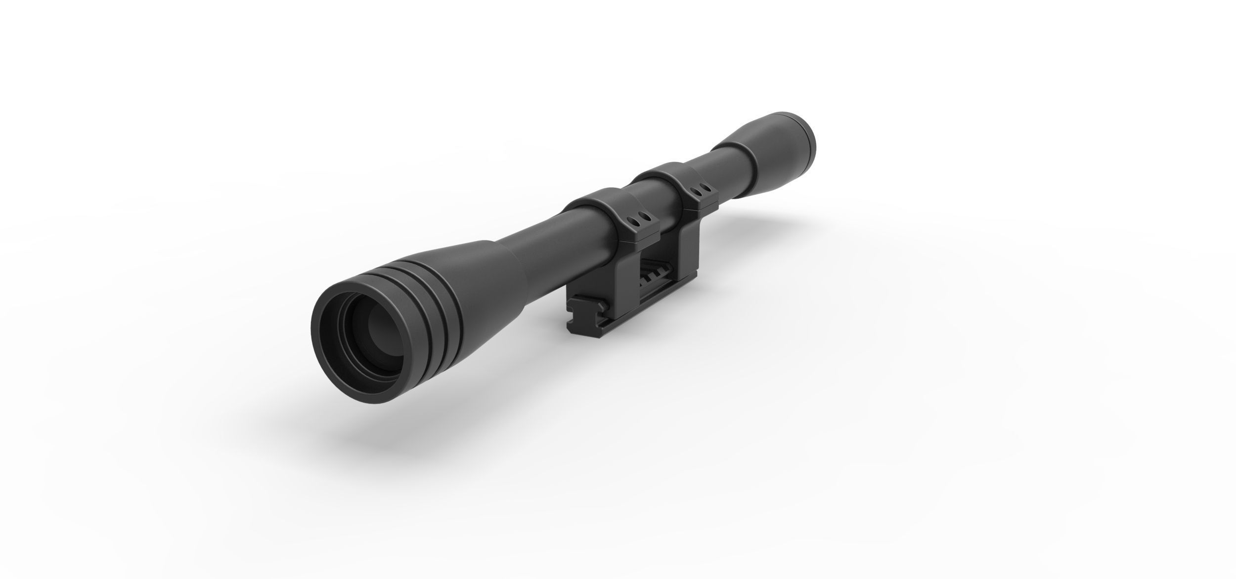 Scope for cosplay blaster 5 3D print model_2