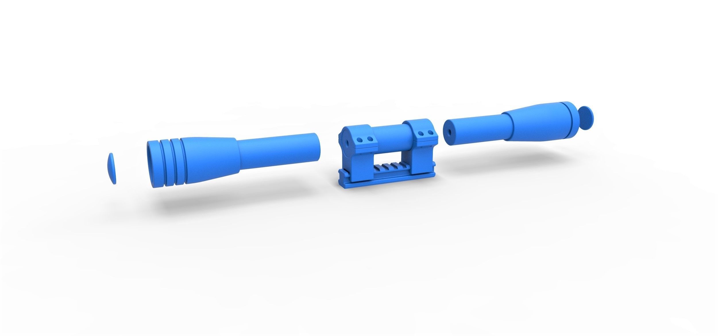 Scope for cosplay blaster 5 3D print model_11