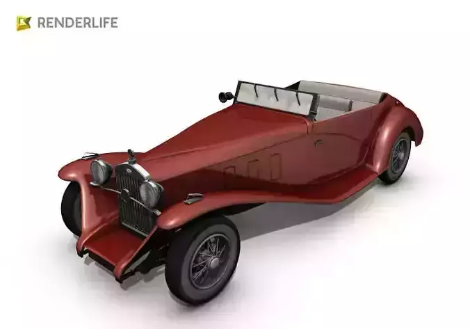 Car Roadster 2 3D model