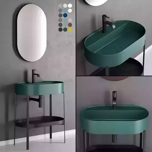 Nic Design Consolle Oval Washbasin