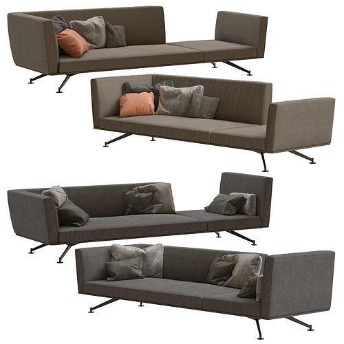 Lema Neil Sofas pack 6 by Francesco Rota 3D model