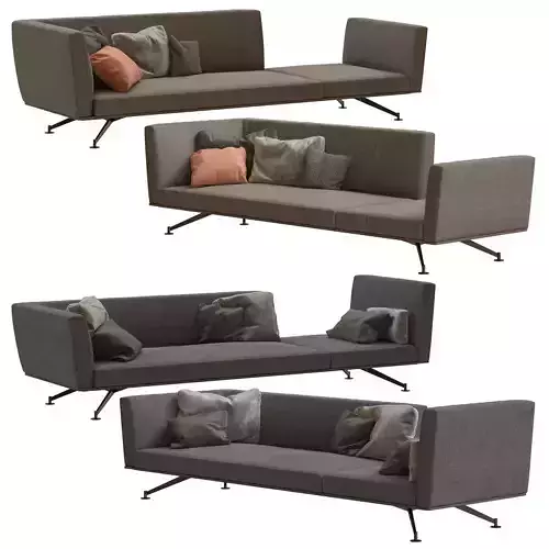 Lema Neil Sofas pack 6 by Francesco Rota 3D model
