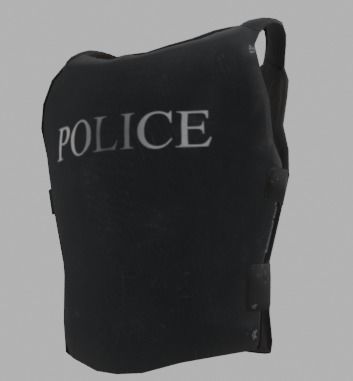 BulletProof Police Vest Low poly PBR Low-poly 3D model_3