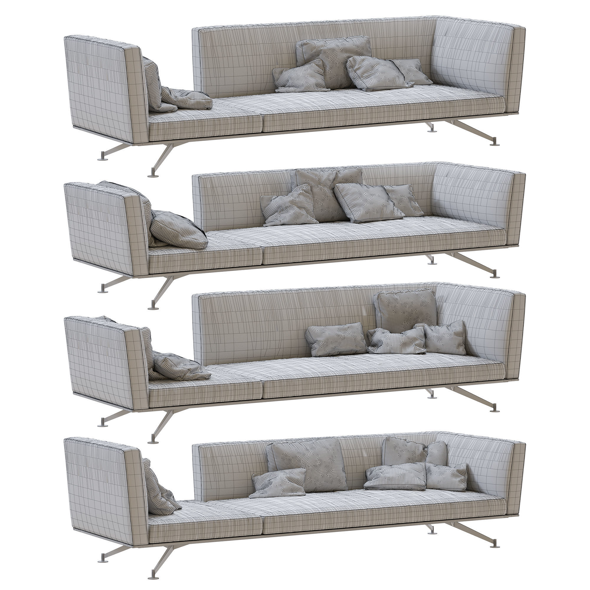 Lema Neil Sofas pack 1 by Francesco Rota 3D model_1