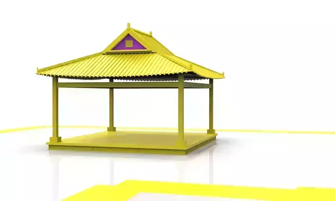 Korean Traditional HANOK 3D model Free 3D model