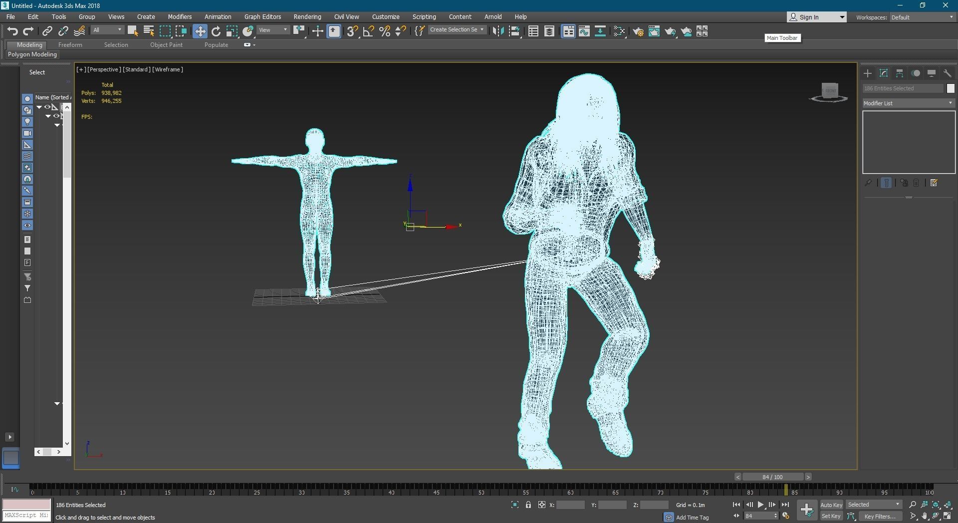 Character design John Wick keanu reeves  animation 3D model_8