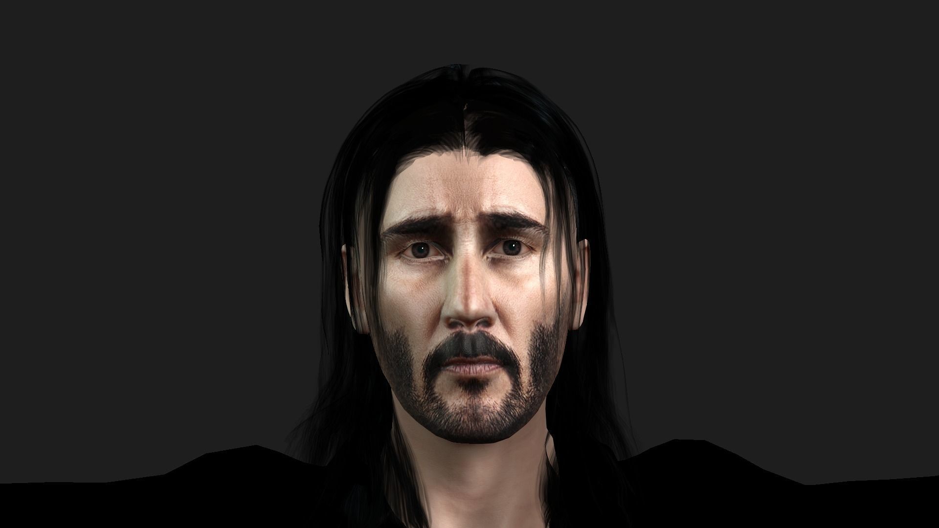 Character design John Wick keanu reeves  animation 3D model_14