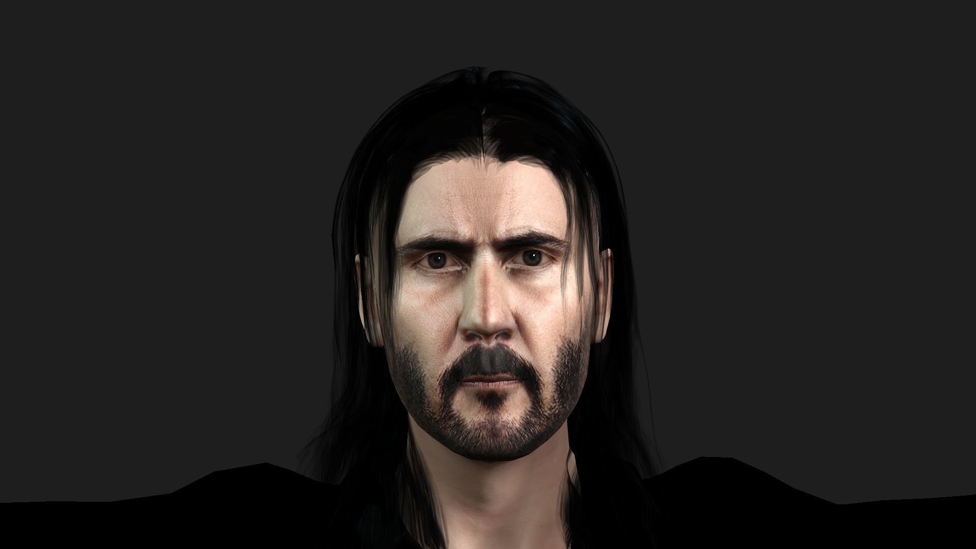 Character design John Wick keanu reeves  animation 3D model_5