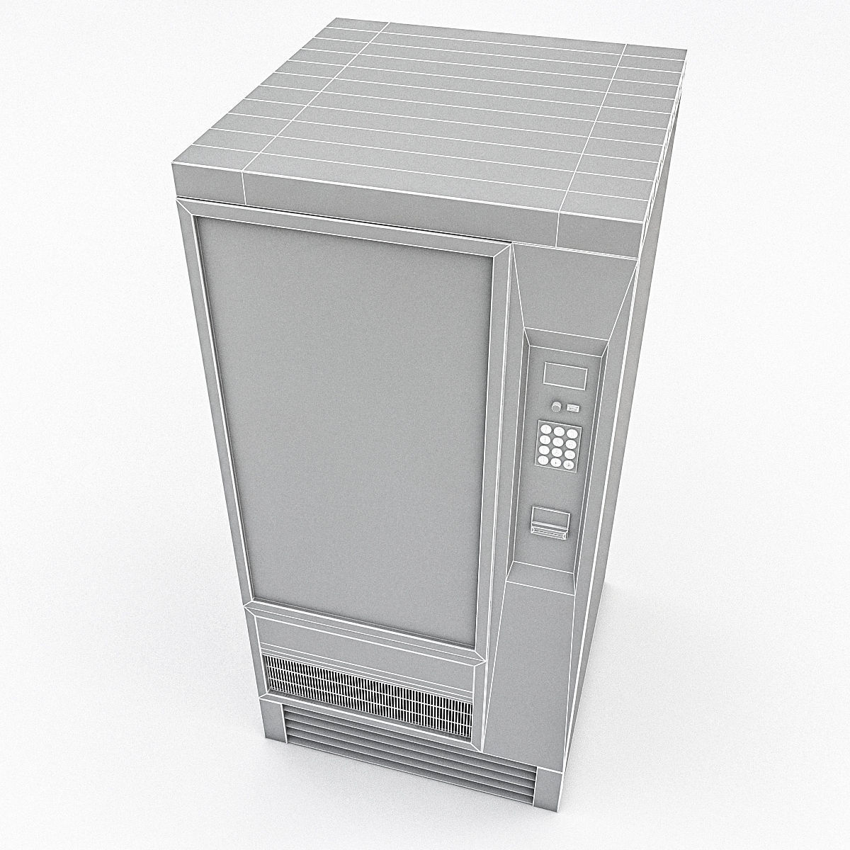 3D Vending Machine Low-poly 3D model_6