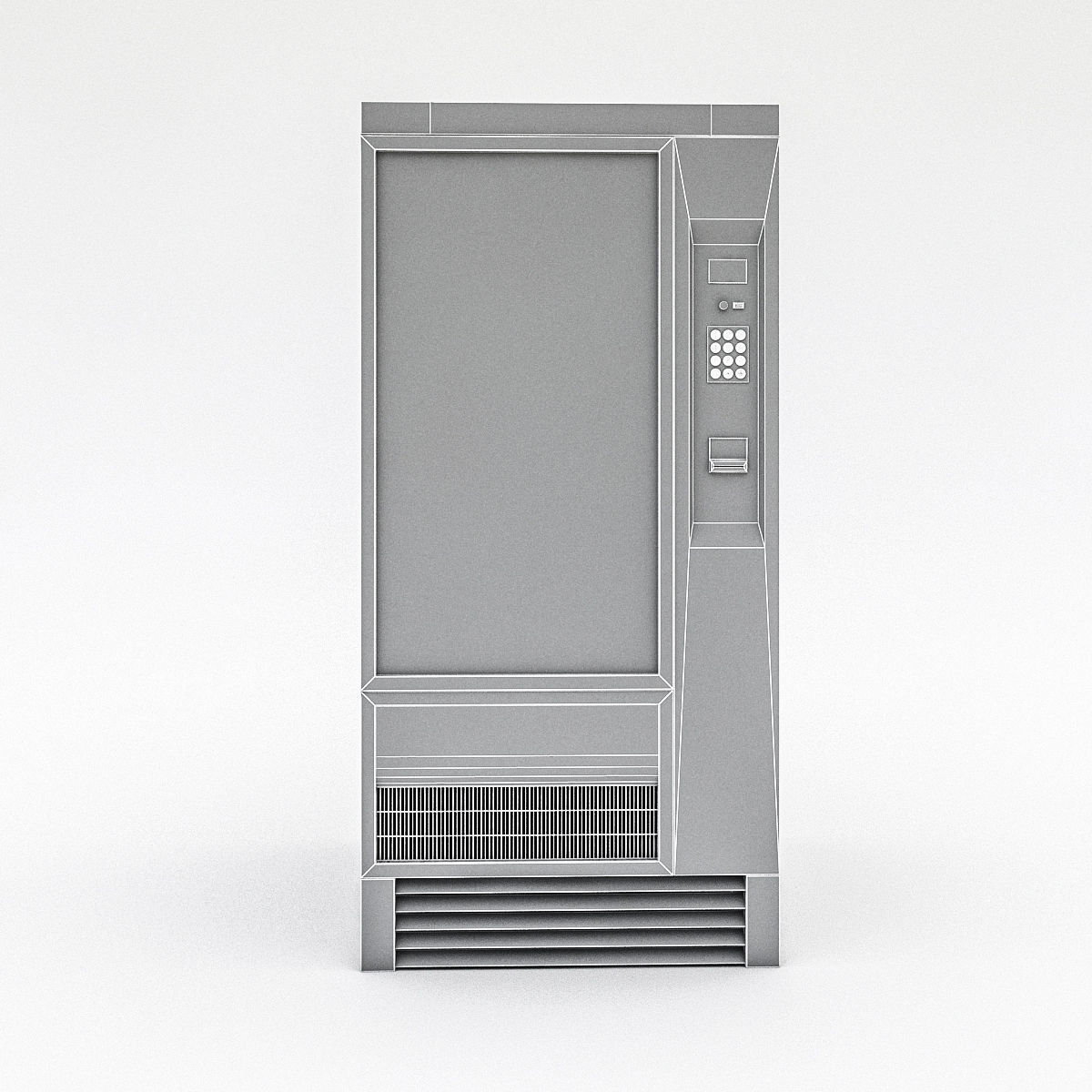 3D Vending Machine Low-poly 3D model_5