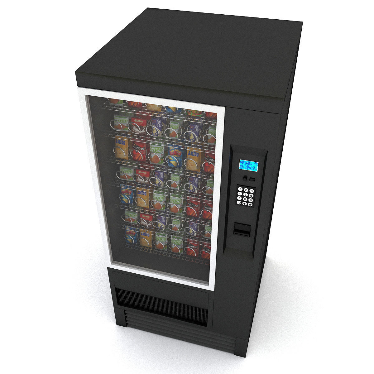 3D Vending Machine Low-poly 3D model_2