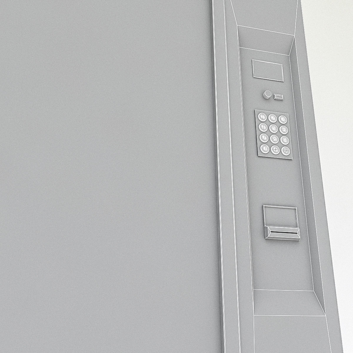 3D Vending Machine Low-poly 3D model_7