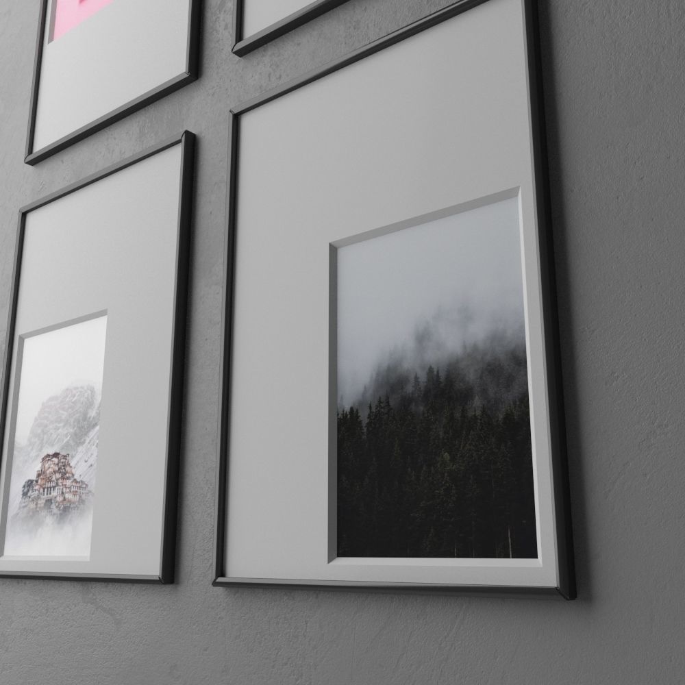 frame3 2x2 vert out of center-18 3D model_2