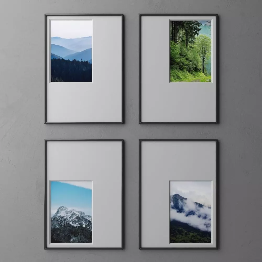 frame3 2x2 vert out of center-23 3D model_0