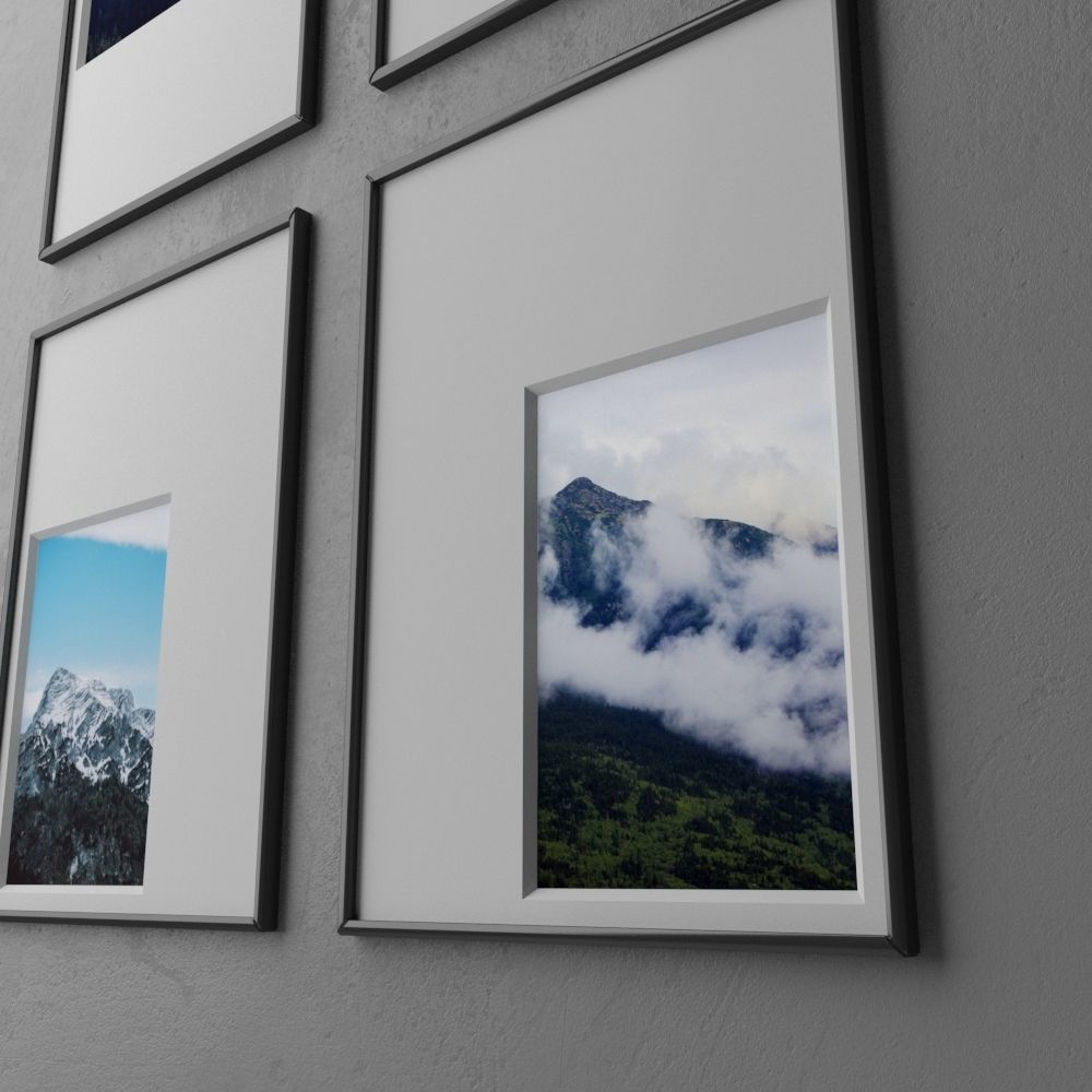 frame3 2x2 vert out of center-23 3D model_2