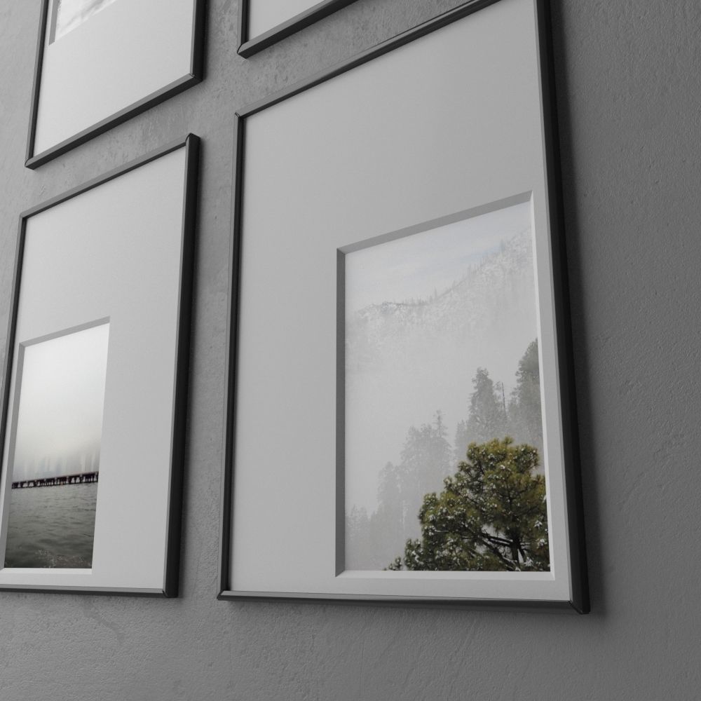 frame3 2x2 vert out of center-27 3D model_2